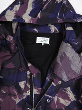 Load image into Gallery viewer, Maison Margiela Purple Camo Waxed Coat Size 48
