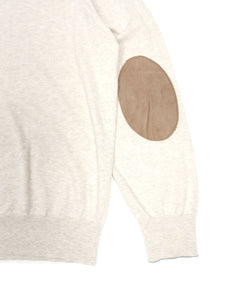 Brunello Cucinelli Crewneck Sweater w/ Elbow Patches Size 50