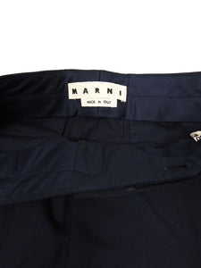 Marni Navy Wool Pants Size 50