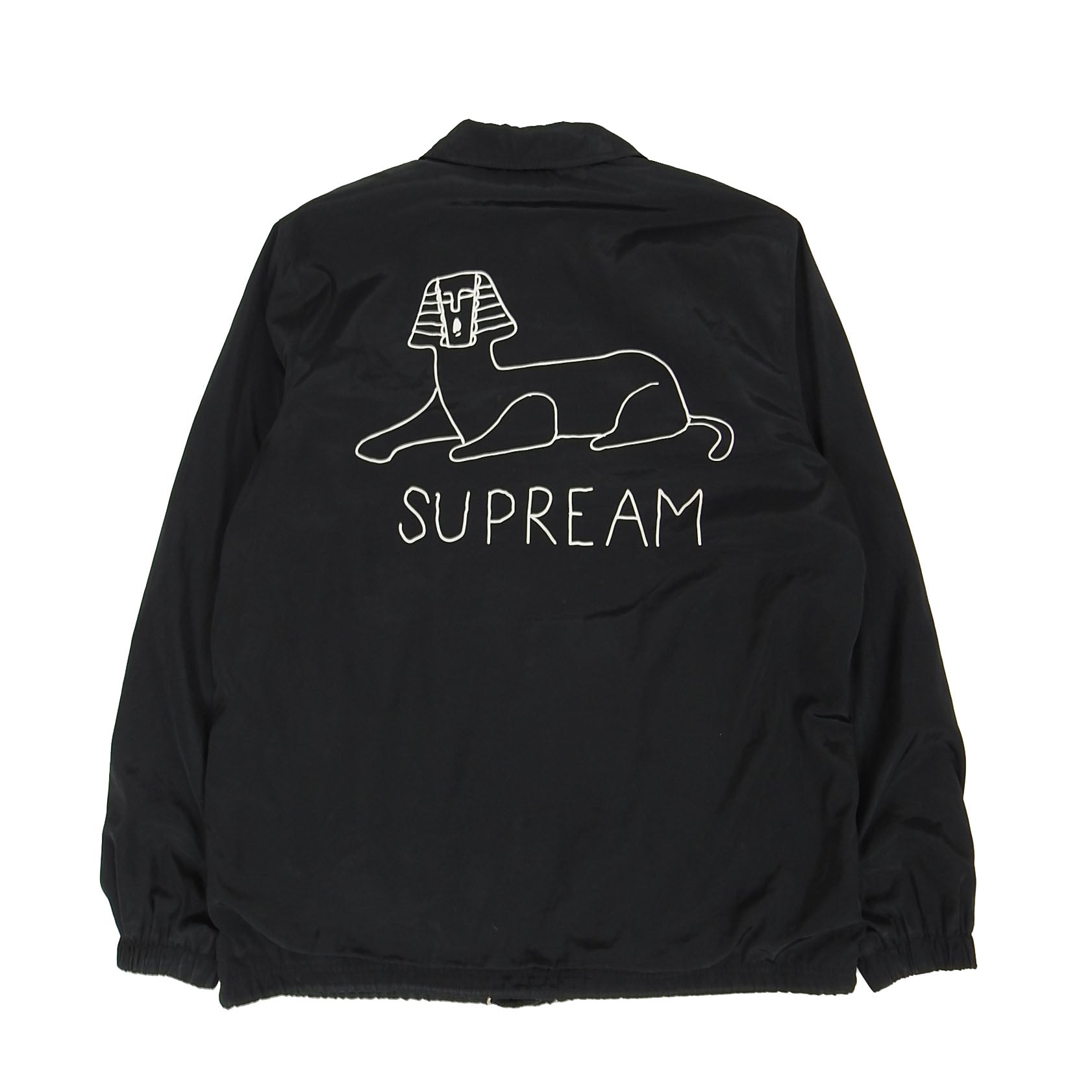 Supreme Black 'Supream' Coach Jacket Size Medium – I Miss You MAN