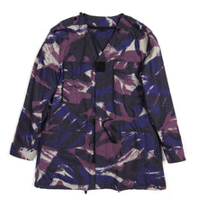 Load image into Gallery viewer, Maison Margiela Purple Camo Waxed Coat Size 48
