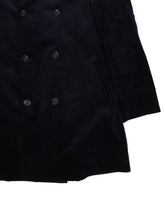 Load image into Gallery viewer, Oliver Spencer Navy Corduroy Newington Coat Size Medium
