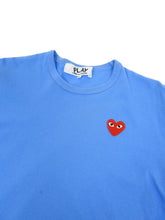 Load image into Gallery viewer, CDG Play Blue 2017 Patch Tee Size Large
