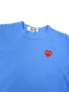 CDG Play Blue 2017 Patch Tee Size Large