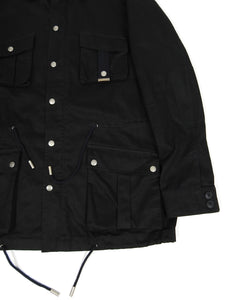 Saint Laurent Black Field Jacket Size 46