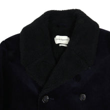 Load image into Gallery viewer, Oliver Spencer Navy Corduroy Newington Coat Size Medium
