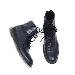 Common Projects Navy Zip Boots Size 43