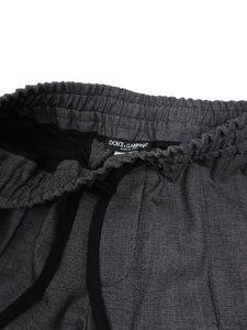 Dolce & Gabbana Grey Drawstring Trousers Size 46