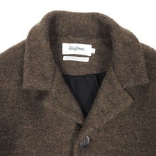 Load image into Gallery viewer, Schnayderman’s Brown Wool Coat Size Large
