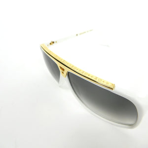 Louis Vuitton White Evidence Sunglasses