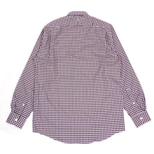 Load image into Gallery viewer, Hermes Purple/White Check Shirt Size 15 3/4 || 40
