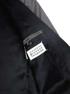 Maison Margiela Grey/Black Wool Blazer Size 48