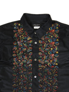 Comme Des Garçons Homme Plus AD2001 Embroidered Sheer Shirt Size Large