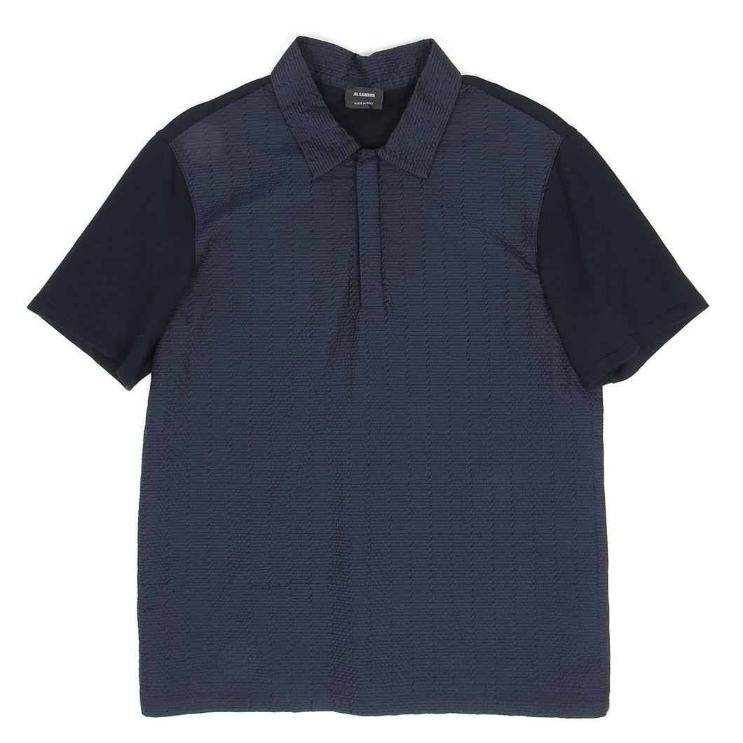 Jil Sander Textured Polo Size Medium