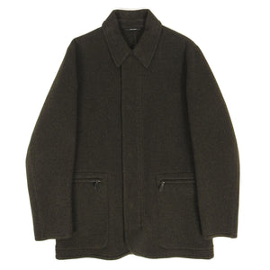 Hermes Green Wool Coat Size 50
