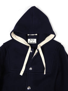 Acne Studios Navy Hooded Coat Size 50