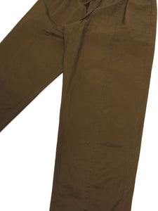 Jil Sander Brown Trousers w/ Drawstring Waist & Relaxed Crotch Size 48