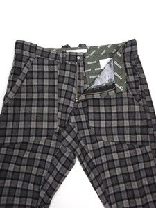 White Mountaineering AW2011 Grey Check Trousers Size 4