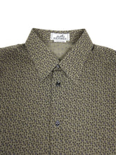 Load image into Gallery viewer, Hermes Green H Pattern Shirt Size
