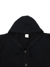 Load image into Gallery viewer, Jan-Jan Van Essche Black Button Up Hoodie Size Small
