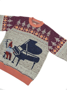 Kapital 7G Knit Alaska Camp Piano Sweater Size 3/Large