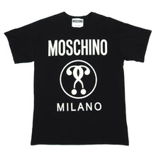 Load image into Gallery viewer, Moschino Couture Milano Black Logo Tee EU 46
