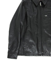 Load image into Gallery viewer, A.P.C. Black Leather Jacket Size XL
