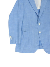Load image into Gallery viewer, Isaia Blue Wool/Silk Jacket Size 56
