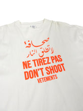 Load image into Gallery viewer, Vetements Don’t Shoot Tee Fits XXL
