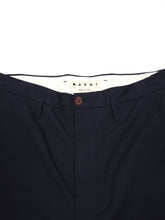 Load image into Gallery viewer, Marni Navy Wool 2 Layer Shorts Size 50
