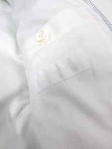 Helmut Lang Turquoise Faux Fur Zip Jacket Size Medium