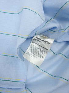Acne Studios Blue Striped Shirt Size 46
