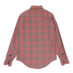 Saint Laurent Red Flannel Shirt Size XS
