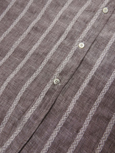 Brunello Cucinelli Striped Linen Shirt Size Small