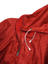 Load image into Gallery viewer, Gucci Red GG Nylon Bomber  with Removable Hood Size 50
