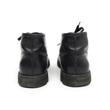 Load image into Gallery viewer, Prada Black Leather Lace Up Boots Size US 8

