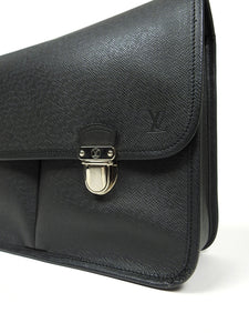 Louis Vuitton Taiga Alexei Ardoise Shoulder Bag
