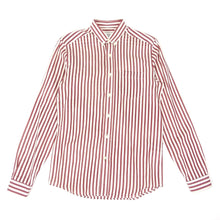 Load image into Gallery viewer, AMI Striped Shirt Red/White Size 38
