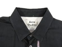 Load image into Gallery viewer, Acne Studios Black and Orange Button Down Shirt - M
