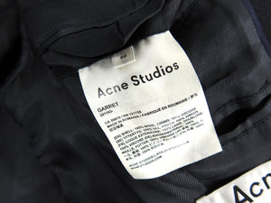 Acne Studios Black Wool Garret Coat - M