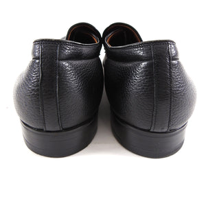 Alan McAfee England Black Leather Slip on Dress Shoes - 12.5