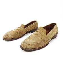 Load image into Gallery viewer, Alden Suede Penny Loafer Brown Size 9.5
