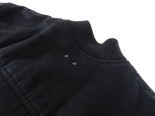 Load image into Gallery viewer, Alexander Wang Fall 2012 Black Cotton Jean Jacket With Leather Sleeves - M
