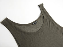 Load image into Gallery viewer, Ann Demeulemeester Ribbed Tank Top Dust Large
