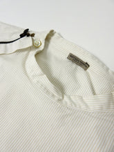Load image into Gallery viewer, Bottega Veneta Zipped Collar Striped Tee Size 48
