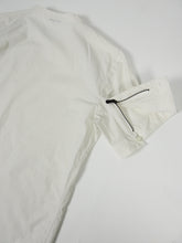 Load image into Gallery viewer, Bottega Veneta Zipped Collar Striped Tee Size 48
