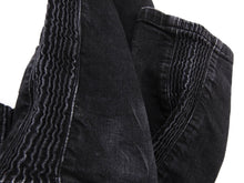 Load image into Gallery viewer, Balmain Black Slim Biker Ribbed Denim Jeans - 34
