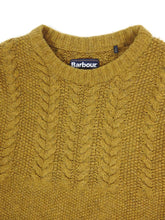 Load image into Gallery viewer, Barbour Cableknit Sweater Yellow Small
