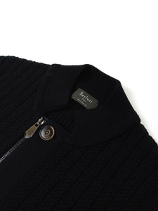 Berluti Zip Up Knit Black Size 48