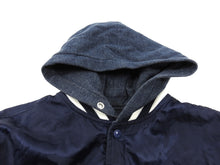 Load image into Gallery viewer, A Bathing Ape Reversible Blue Camo Hooded Bomber Jacket - M
